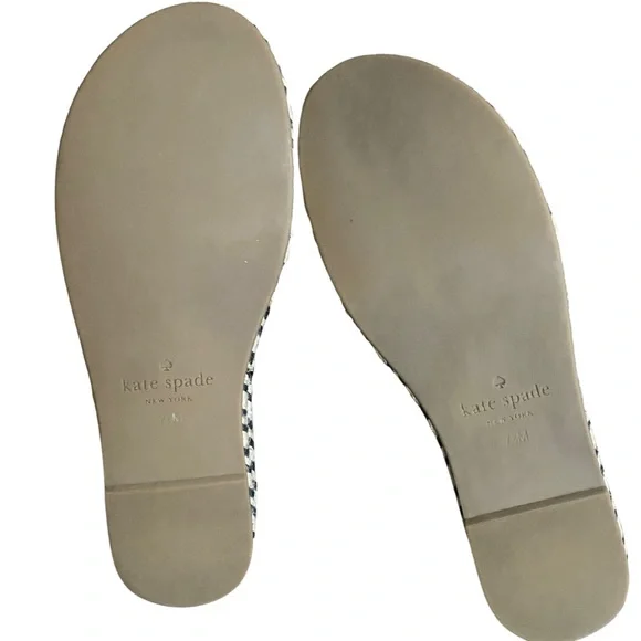 KATE SPADE Black Leather Slide Sandals - Picture 9 of 9